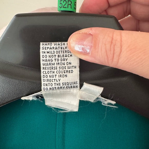 Vintage Diane Gilman Horse Sequin Blouse 100% Silk 2X - Picture 11 of 12